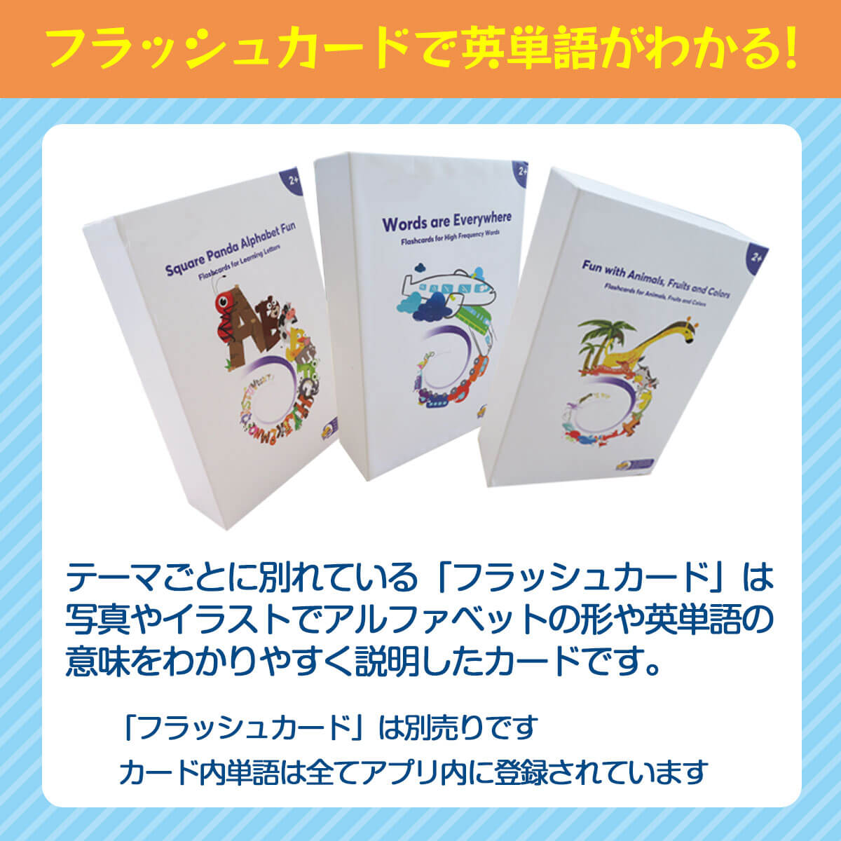 フラッシュカードで英単語の意味を理解